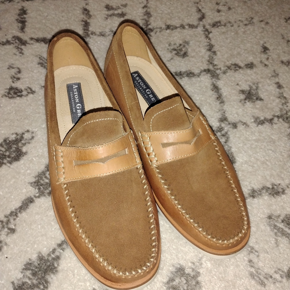 Ashton grey loafers